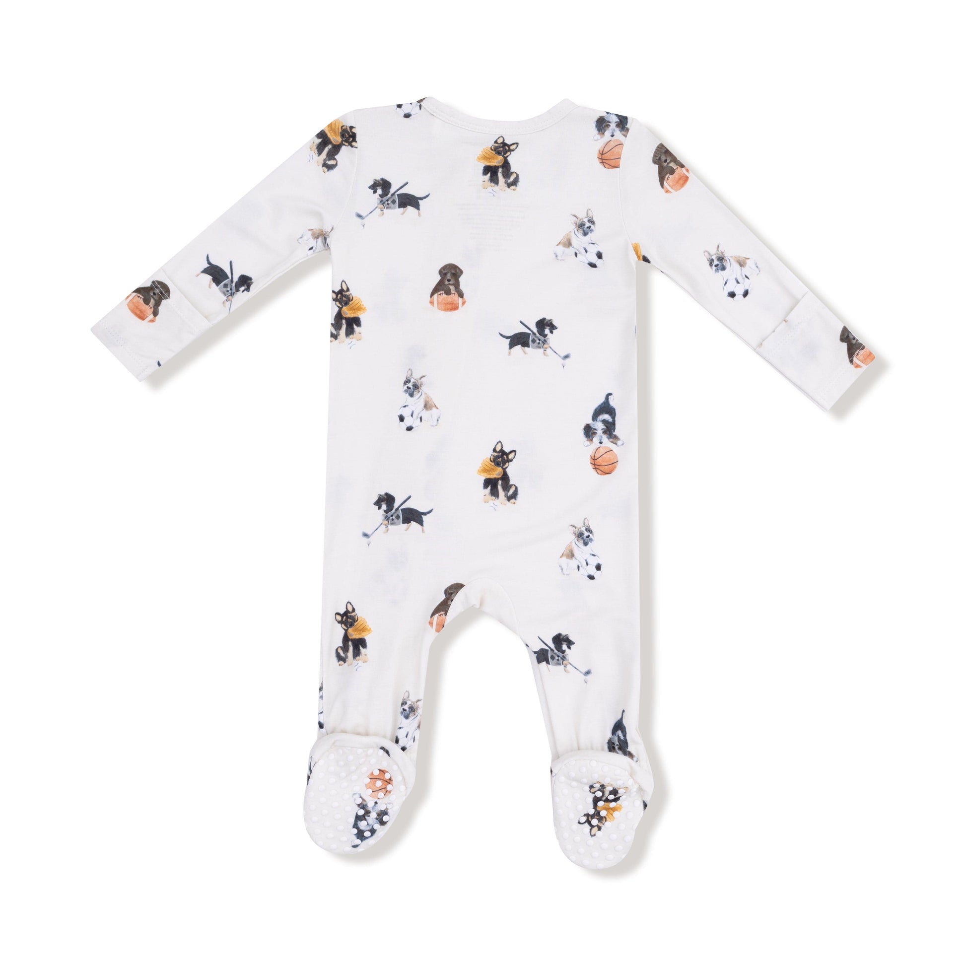 Sporty Puppies - 2 Way Zipper Footie Angel Dear Lil Tulips