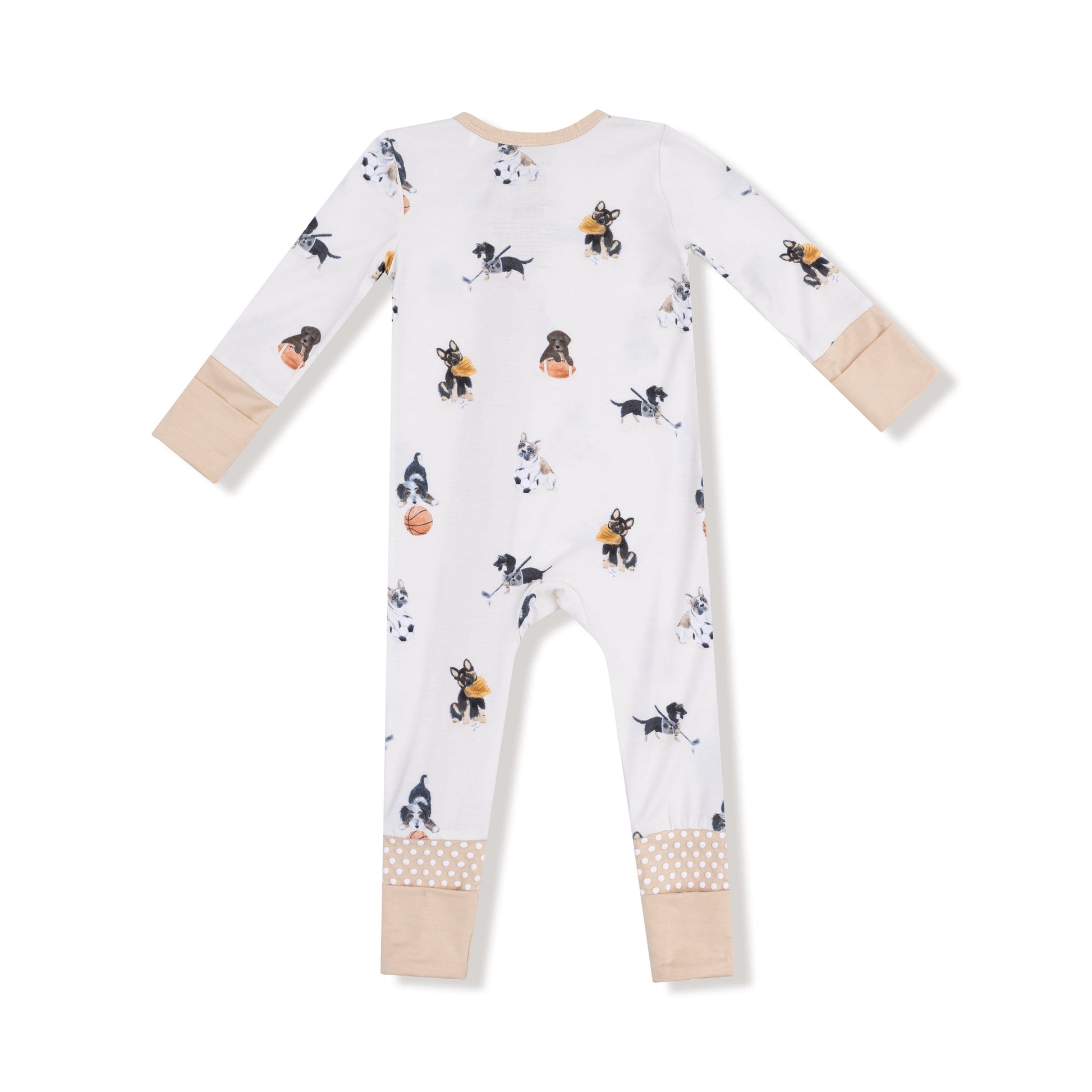 Sporty Puppies - 2 Way Zipper Romper Angel Dear Lil Tulips