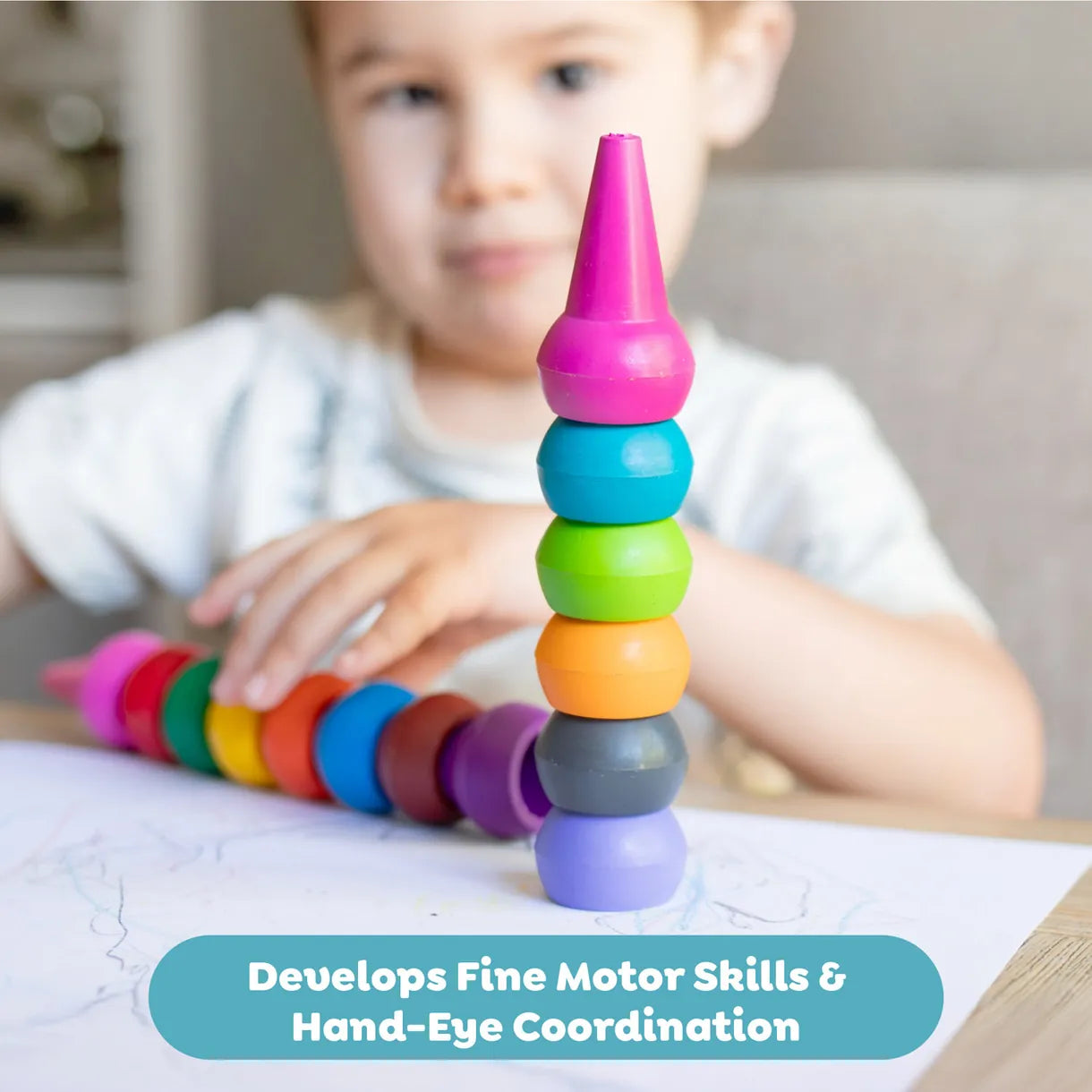 Stackable Crayons - Candy Colors Tiger Tribe Lil Tulips