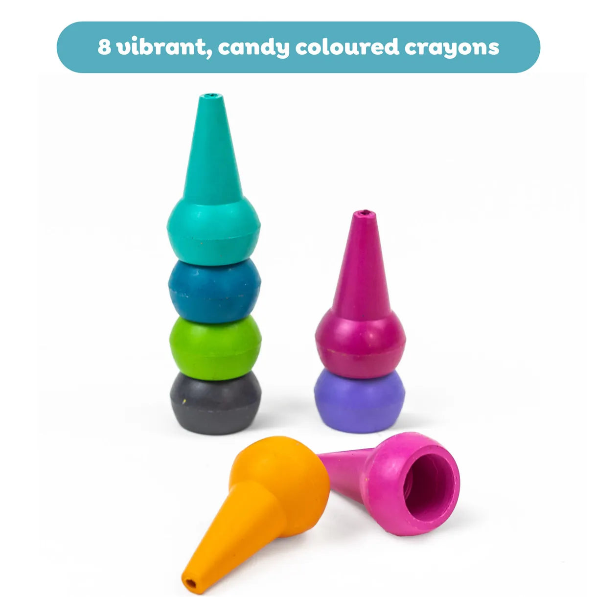 Stackable Crayons - Candy Colors Tiger Tribe Lil Tulips