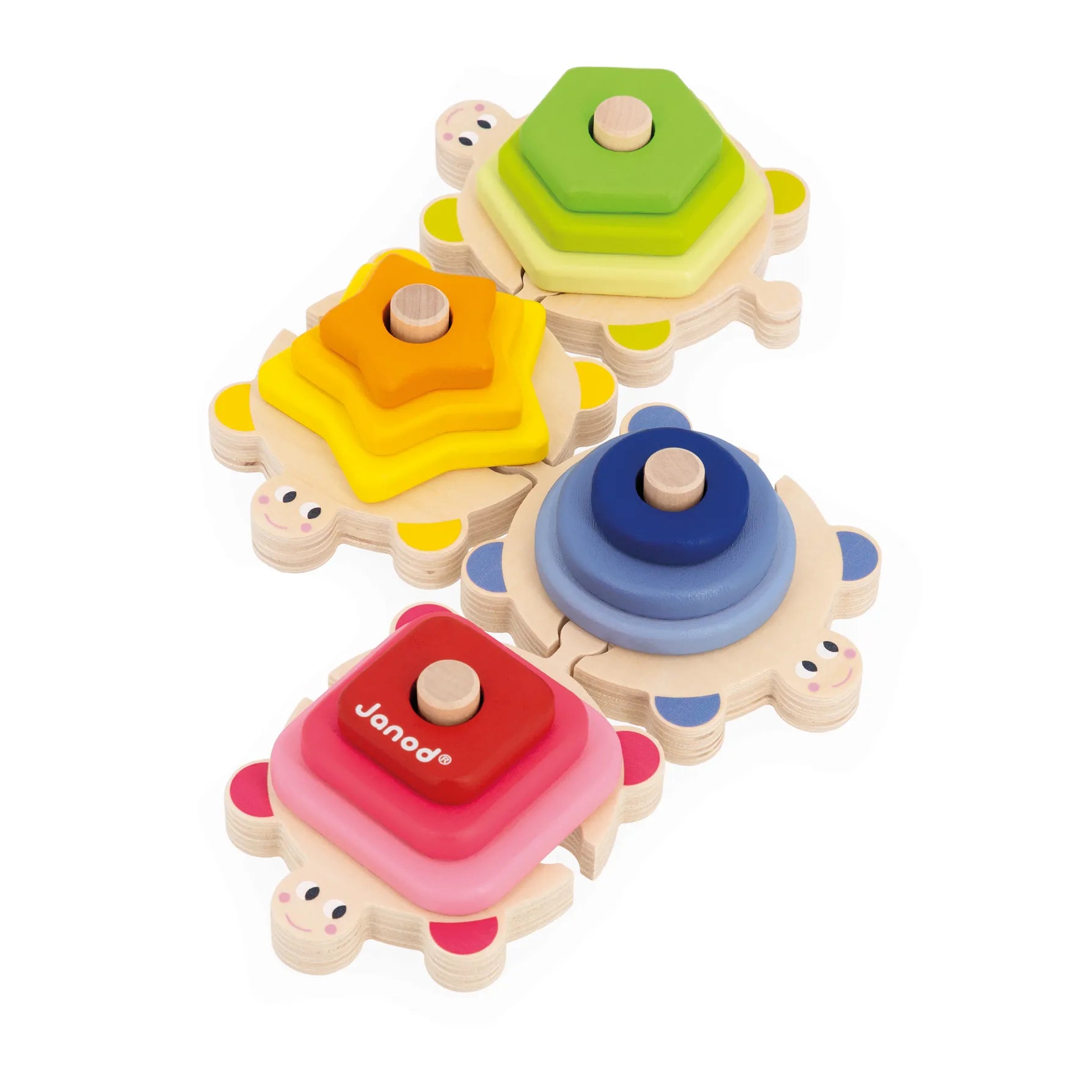 Stackable Turtle Puzzle Janod Lil Tulips