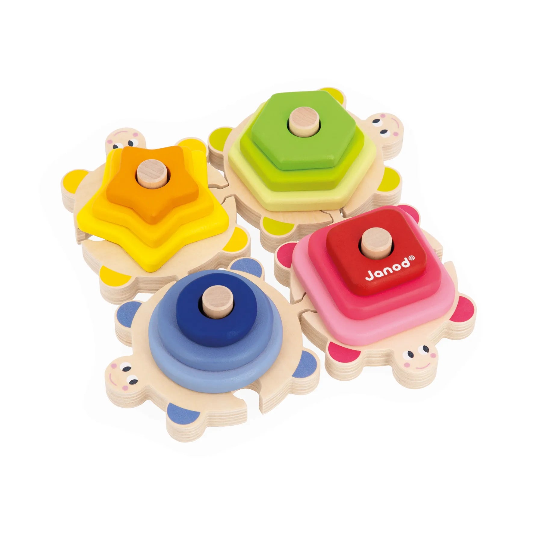 Stackable Turtle Puzzle Janod Lil Tulips