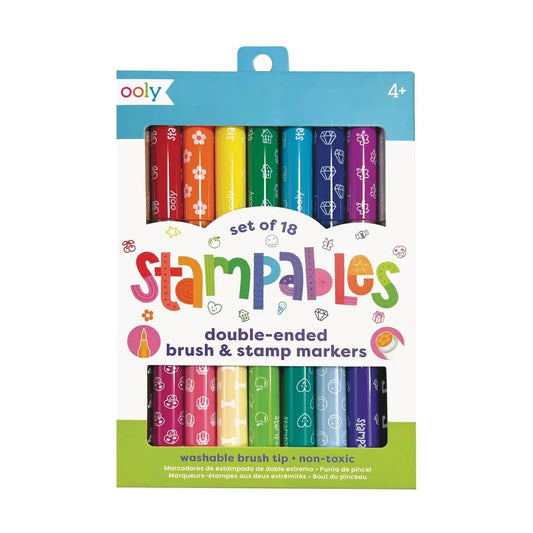 Stampables Scented Double-Ended Stamp Markers - set of 18 OOLY Lil Tulips