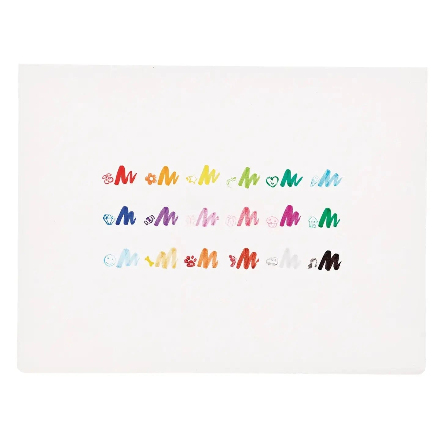 Stampables Scented Double-Ended Stamp Markers - set of 18 OOLY Lil Tulips