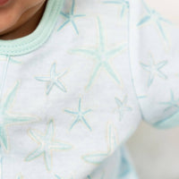 Starfish Organic Cotton Modal Magnetic Footie Magnetic Me Lil Tulips