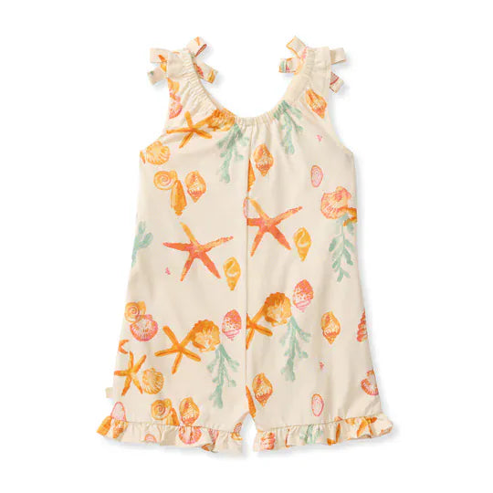 Starfish & Shells Organic Romper Burt's Bees Baby Lil Tulips