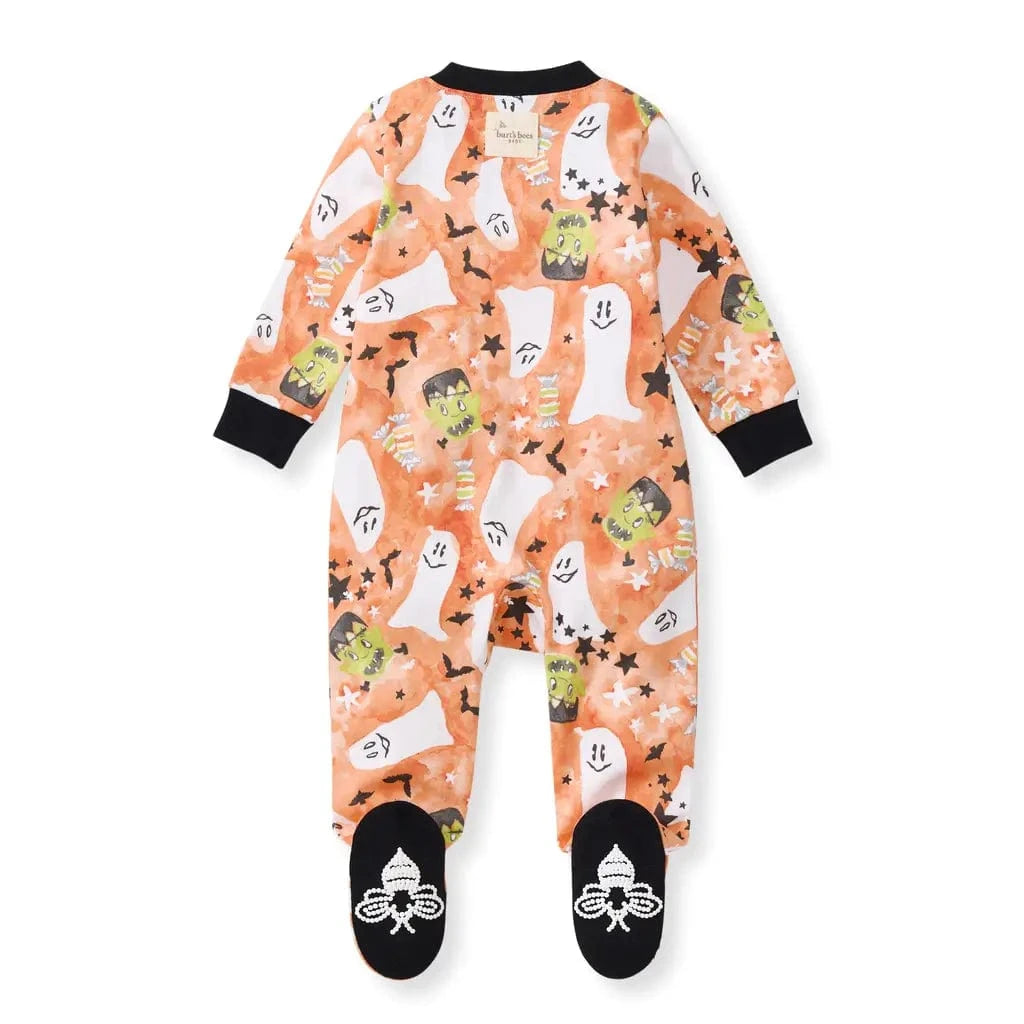 Starry Ghost Footie Burt's Bees Baby Lil Tulips