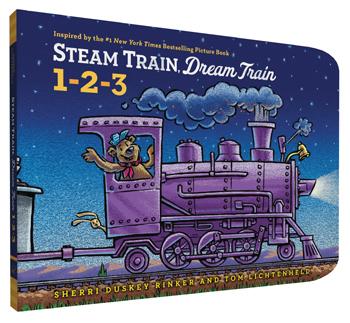 Steam Train, Dream Train 1-2-3 Chronicle Books Lil Tulips