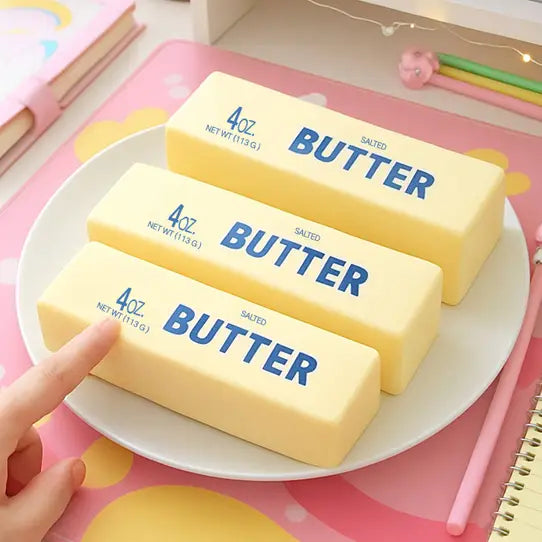 Stick of Butter Stress Ball – Squishy Toy K-Wonderland Lil Tulips