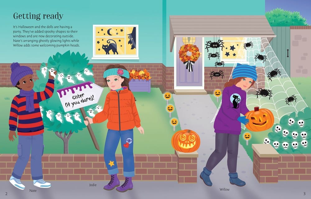 Sticker Dolly Dressing Halloween Party Harper Collins Childrens Lil Tulips