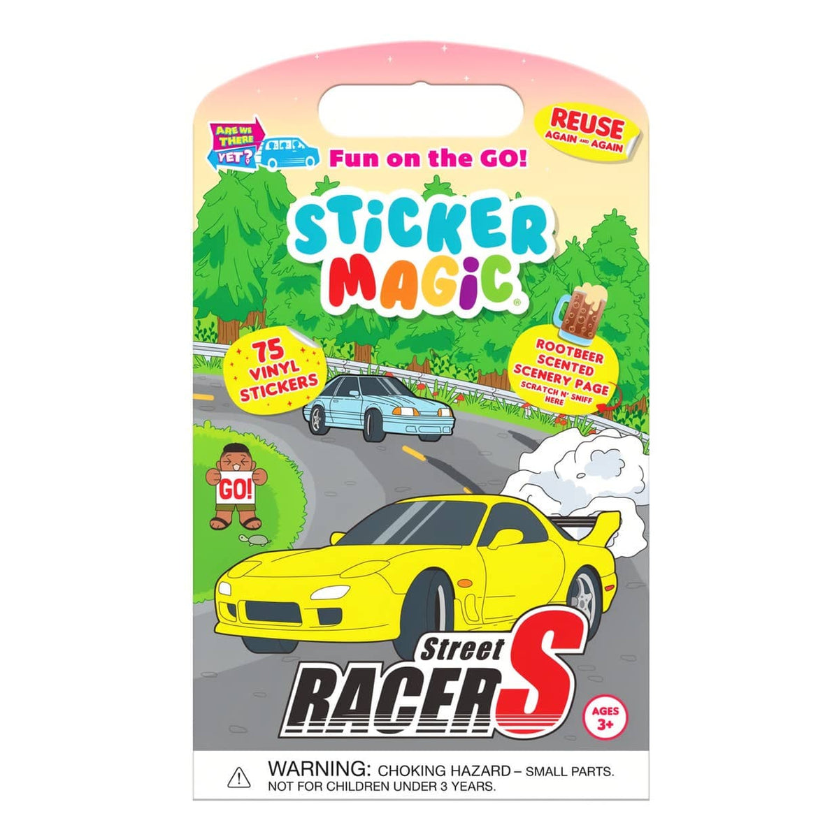 Sticker Magic - Street Racers (Root Beer) Scentco Lil Tulips