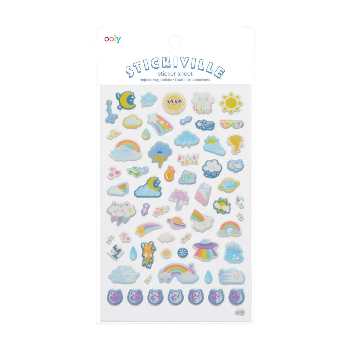 Stickiville Stickers: Weather Pals - Standard (1 Sheet) OOLY Lil Tulips