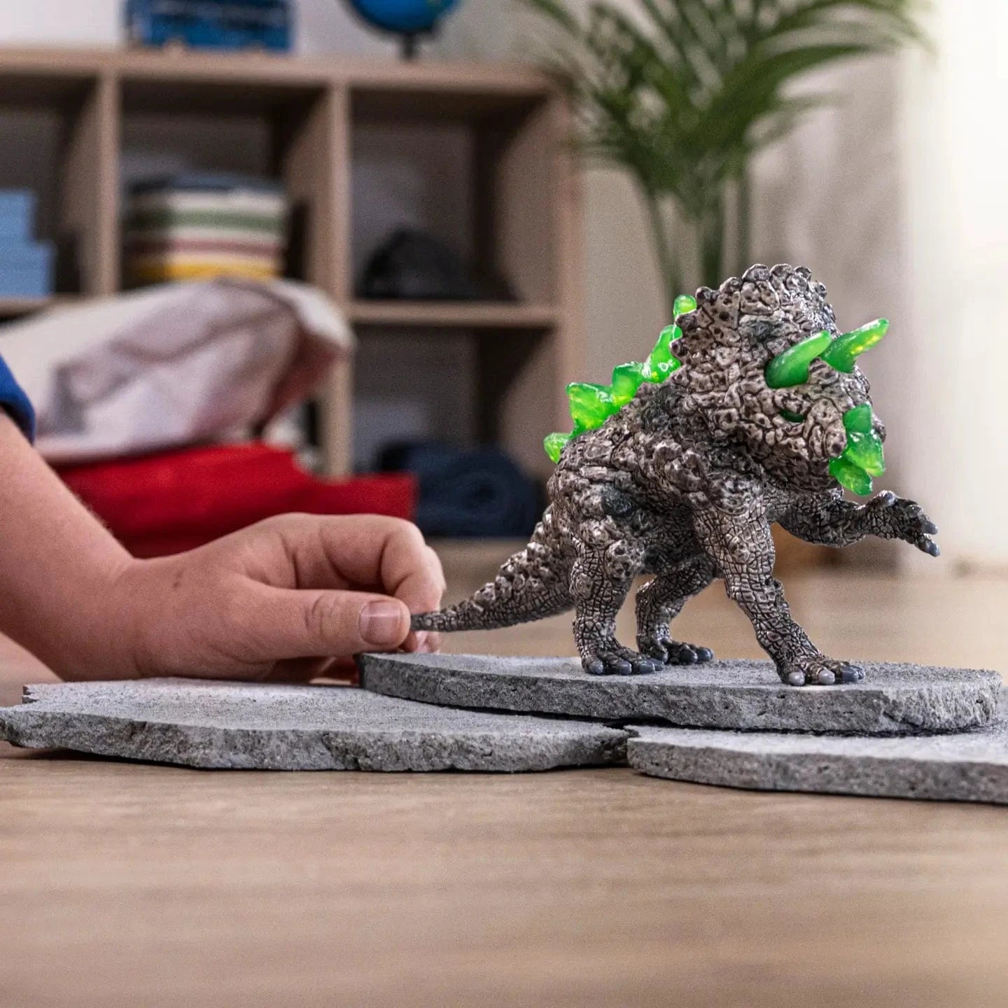 Stone Triceratops Dinosaur Toy Schleich Lil Tulips