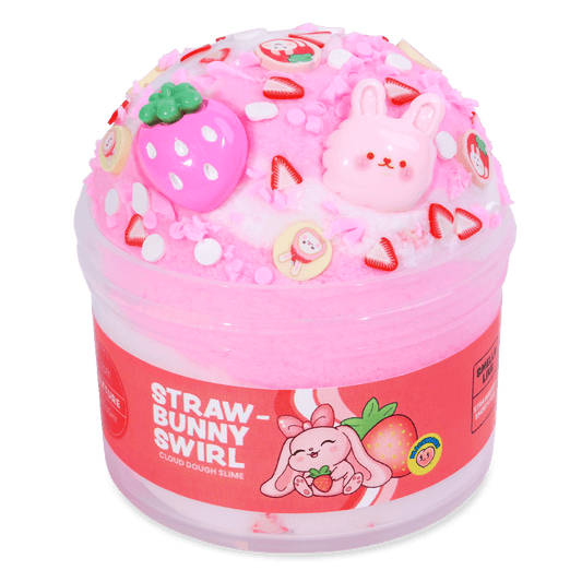 Straw-Bunny Swirl Slime Peachybbies Lil Tulips