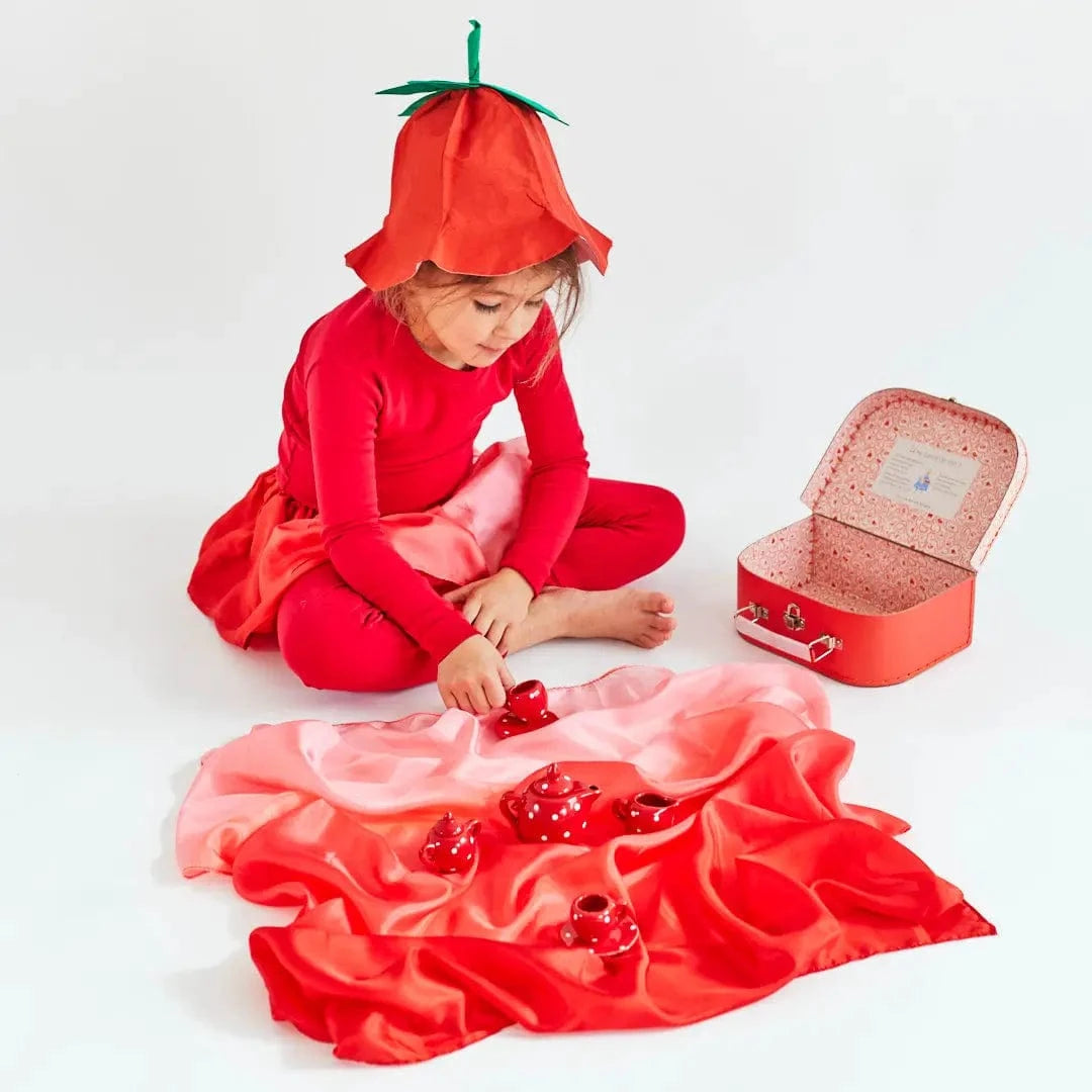 Strawberry Play Silk Sarah's Silks Lil Tulips
