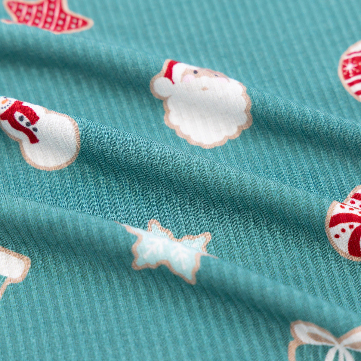 Sugar Cookies Frosted Teal Small Ribbed Zip Romper Brave Little Ones Lil Tulips