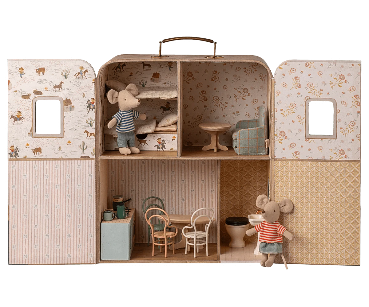 SuitCasa, Little Sister and Brother Mouse Maileg Lil Tulips