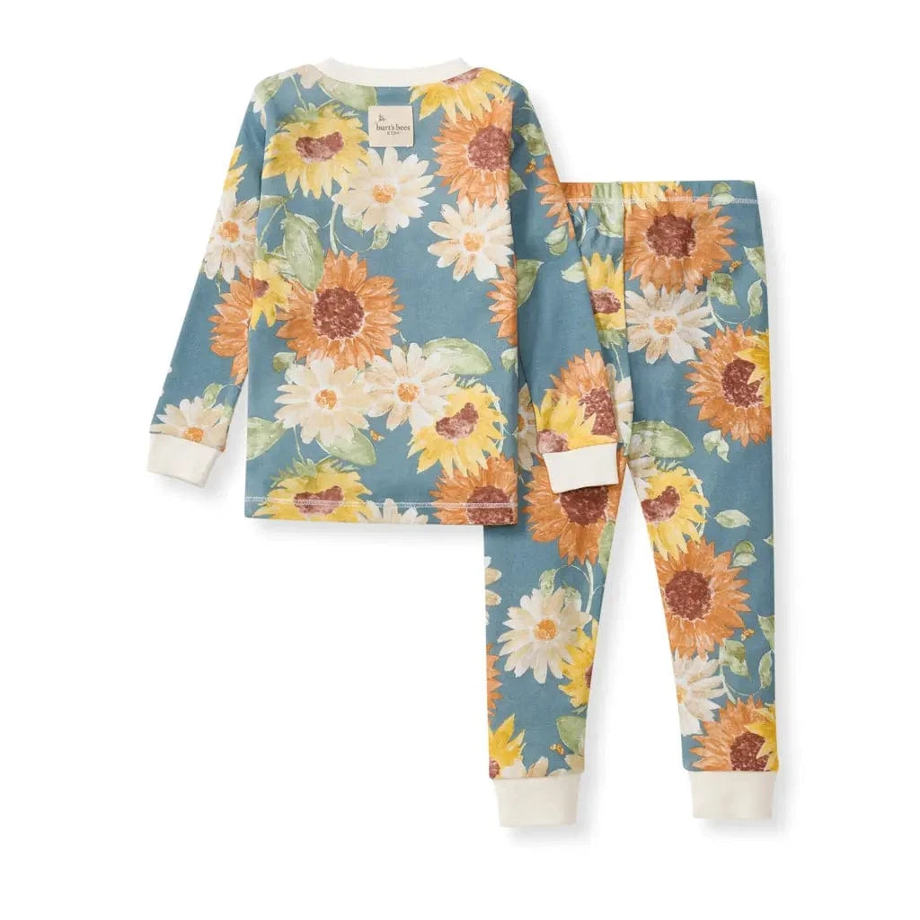 Sunflowers Infant Pj Set Burt's Bees Baby Lil Tulips