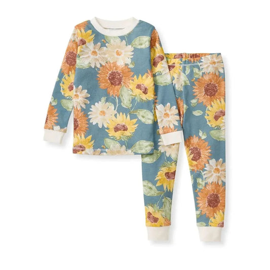 Sunflowers Infant Pj Set Burt's Bees Baby Lil Tulips