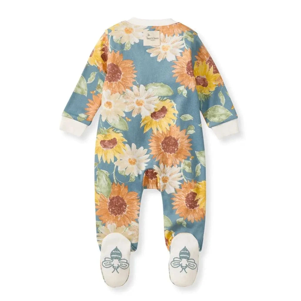 Sunflowers Sleep & Play Burt's Bees Baby Lil Tulips