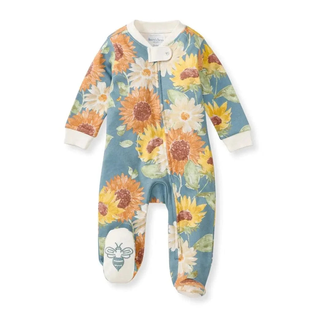 Sunflowers Sleep & Play Burt's Bees Baby Lil Tulips