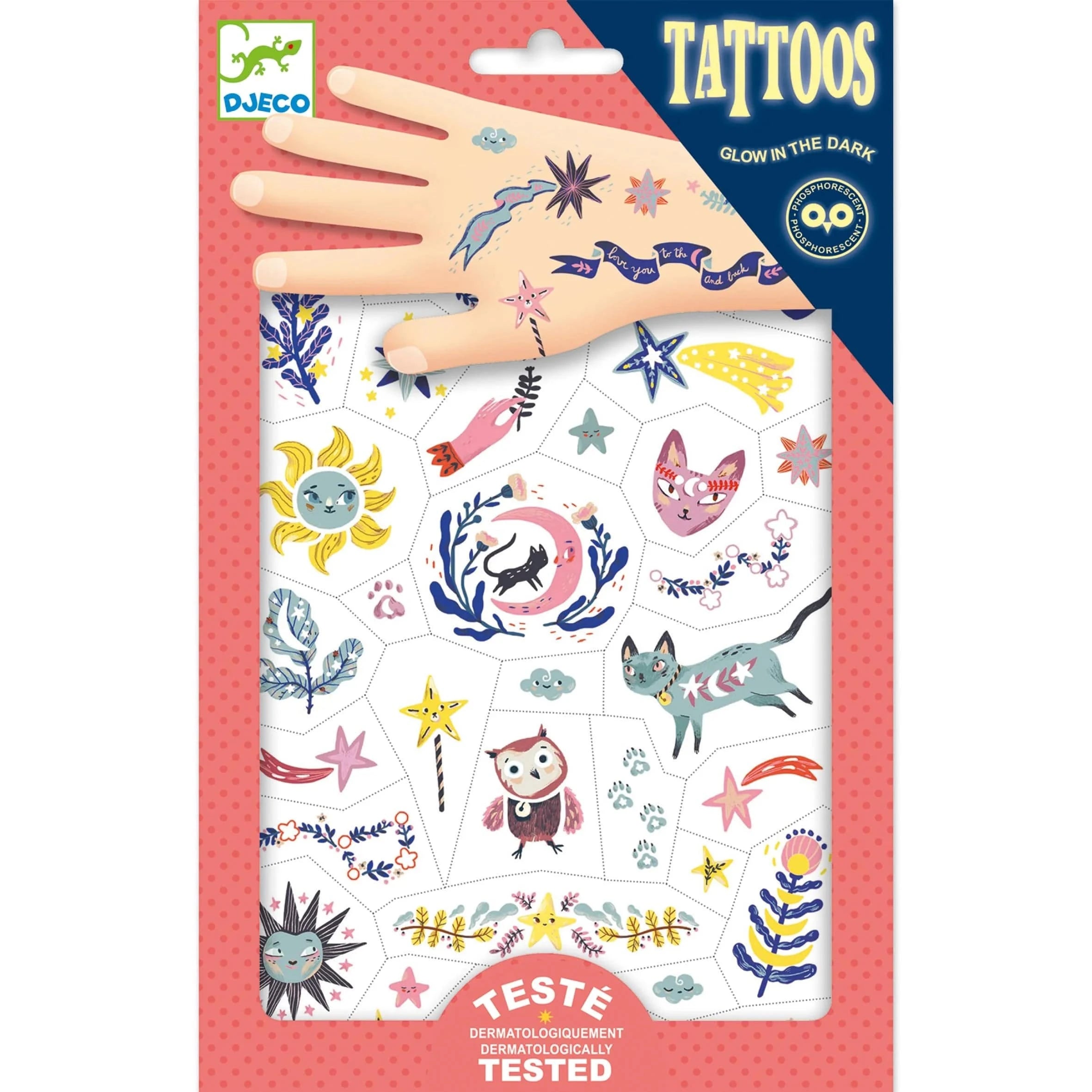 Sweet Dreams Temporary Tattoos Djeco Lil Tulips