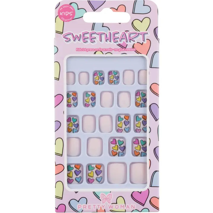 Sweetheart Kids Press On Nails Pretty Woman Lil Tulips