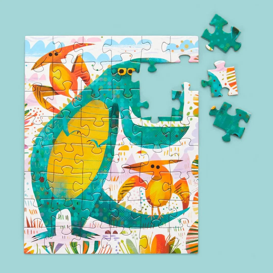 T-Rex and Friends 48 Piece Kids Puzzle Snax WerkShoppe Lil Tulips