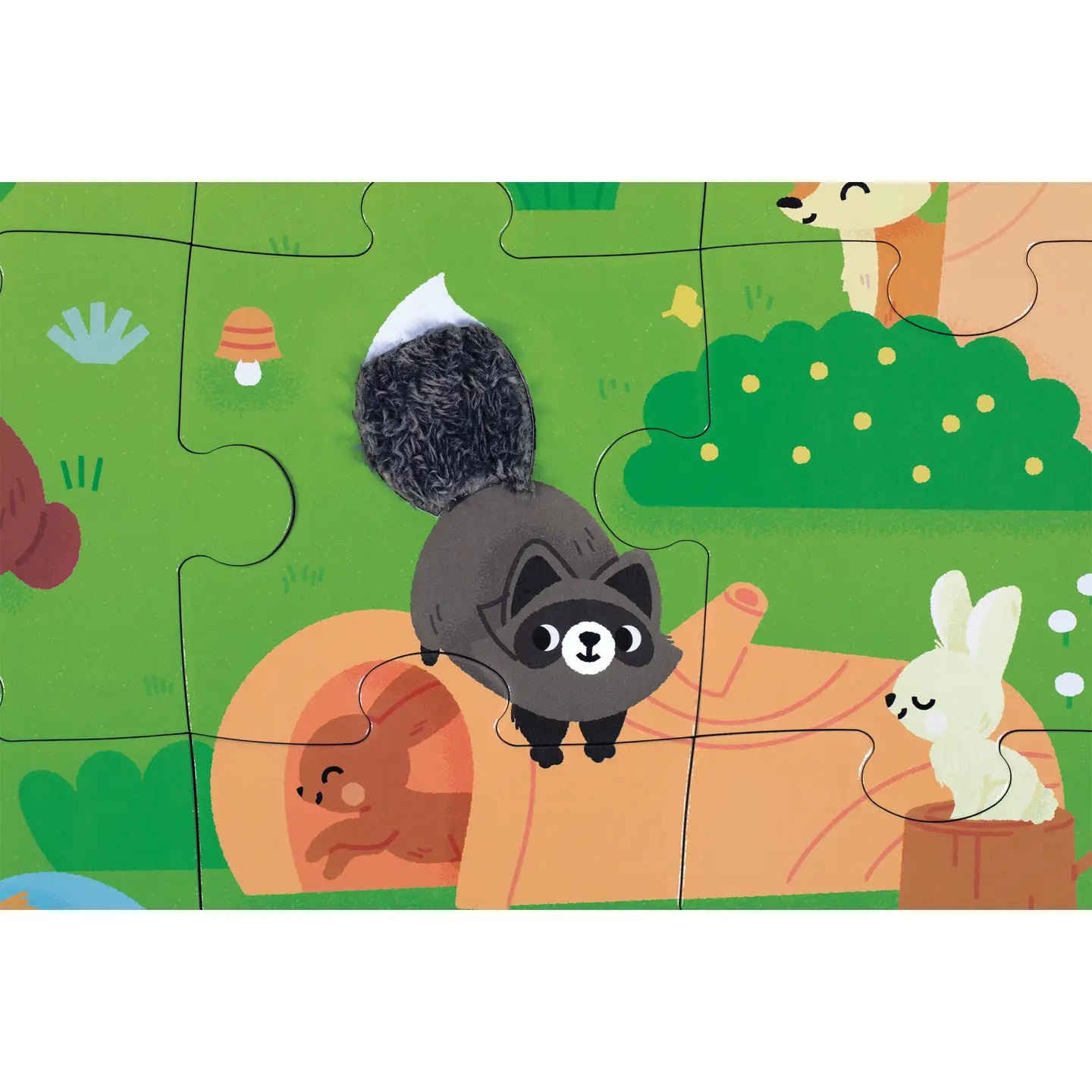 Tactile Forest Puzzle - 20 Pieces Janod Lil Tulips