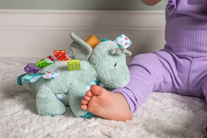 Taggies Drax Dragon Mega Taggies – 9″ Mary Meyer Lil Tulips