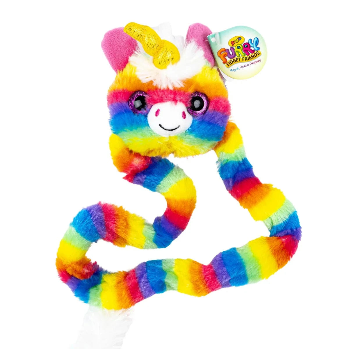 Tangle® Furry Fidget Friends Plush Sensory Fidget Toy- Uni Tangle Creations Lil Tulips