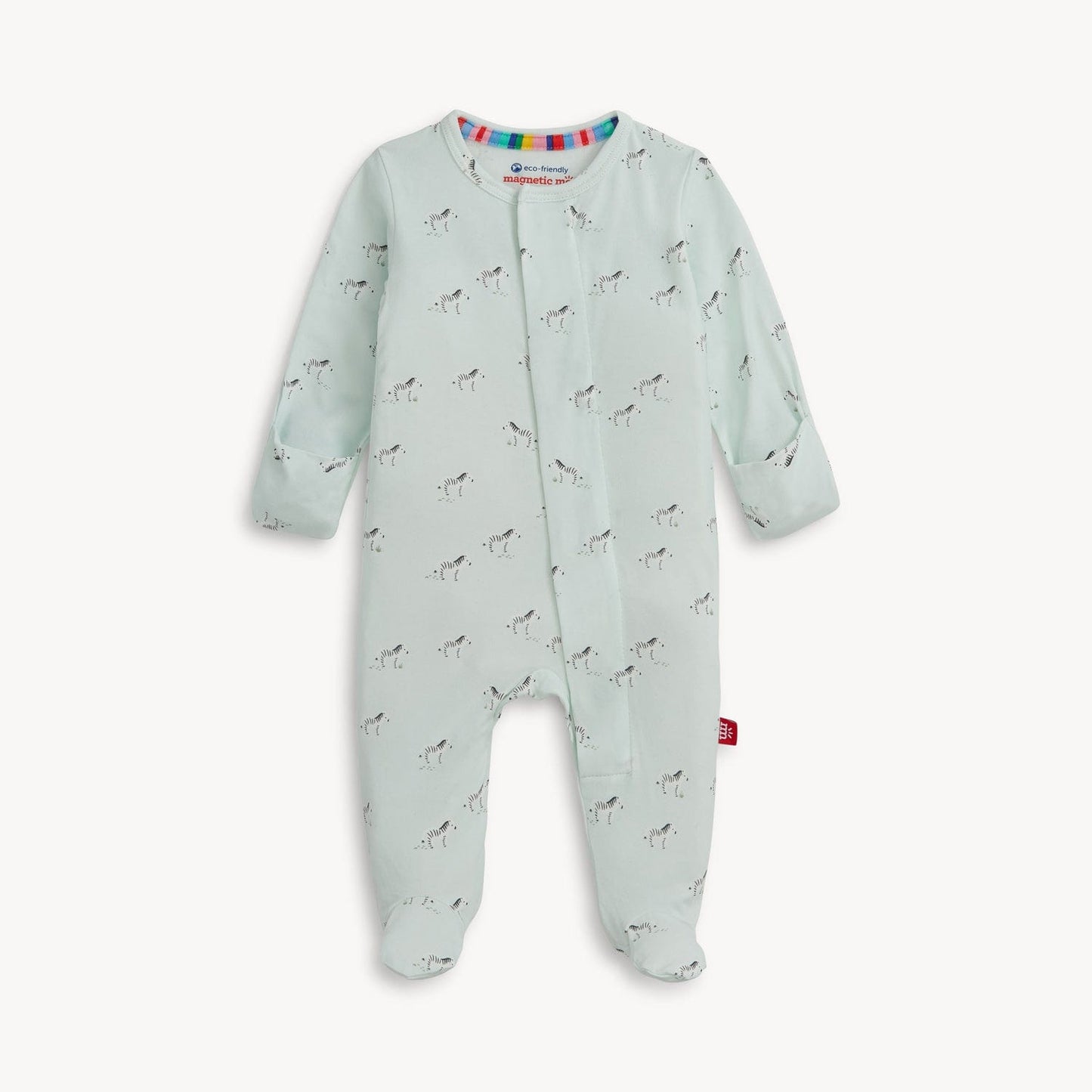 Teal Savannah Plains Modal Footie Magnetic Me Lil Tulips