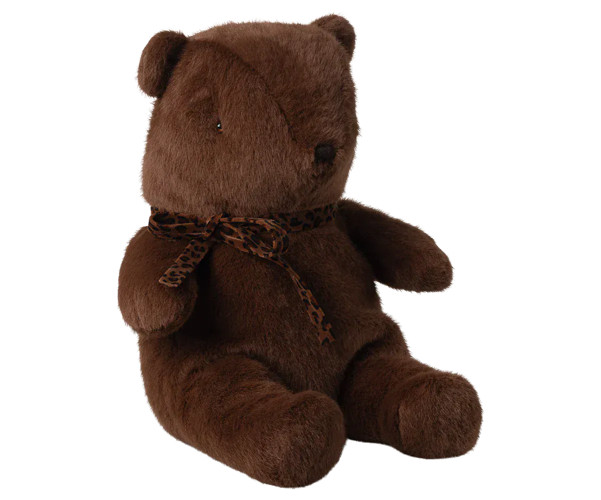 Teddy bear plush, Medium - Dark chocolate Maileg Lil Tulips