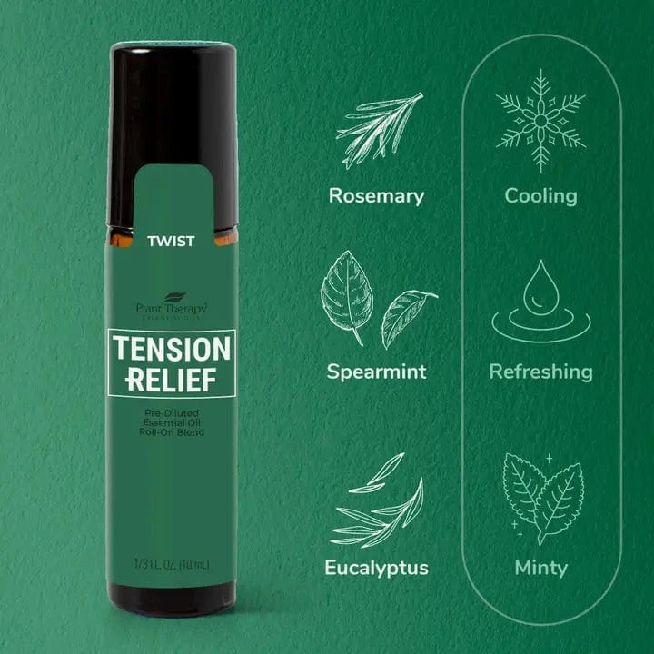 Tension Relief Essential Oil Blend Pre-Diluted Roll-On Plant Therapy Lil Tulips