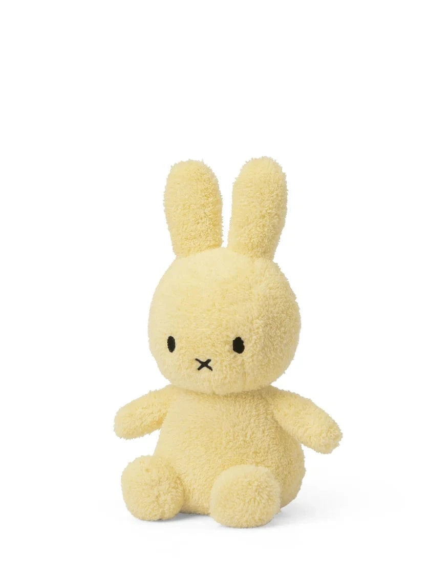 Terry Plush Miffy Sitting - Light Yellow - 9" Bon Ton Toys Lil Tulips