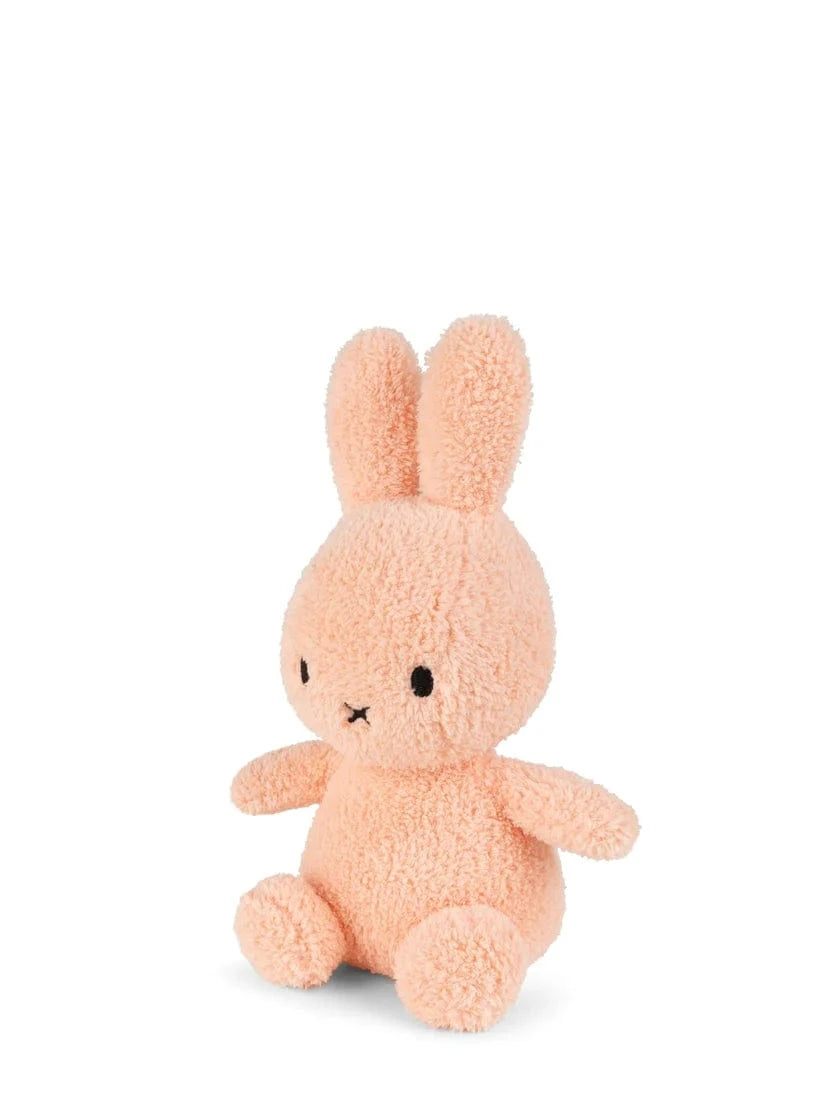 Terry Plush Miffy Sitting - Peach - 9" Bon Ton Toys Lil Tulips