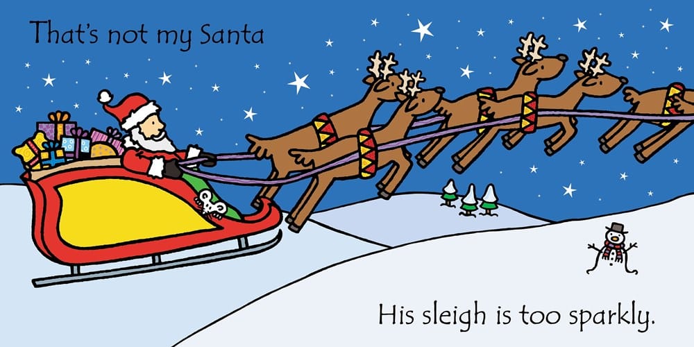 That's Not My Santa - A Touchy-Feely Book Harper Collins Childrens Lil Tulips