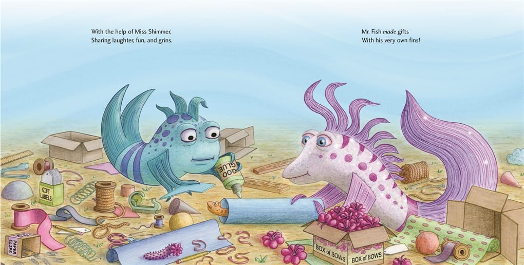 The Not Very Merry Pout-Pout Fish Board Book Macmillan Publishers Lil Tulips