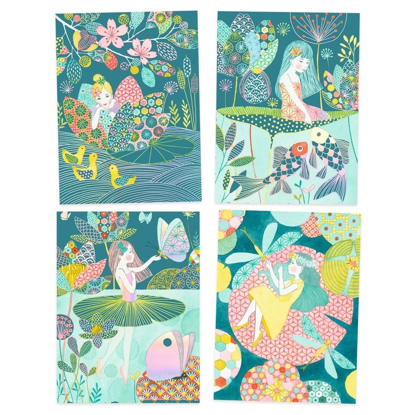 The Pond Scratch Cards Activity Djeco Lil Tulips