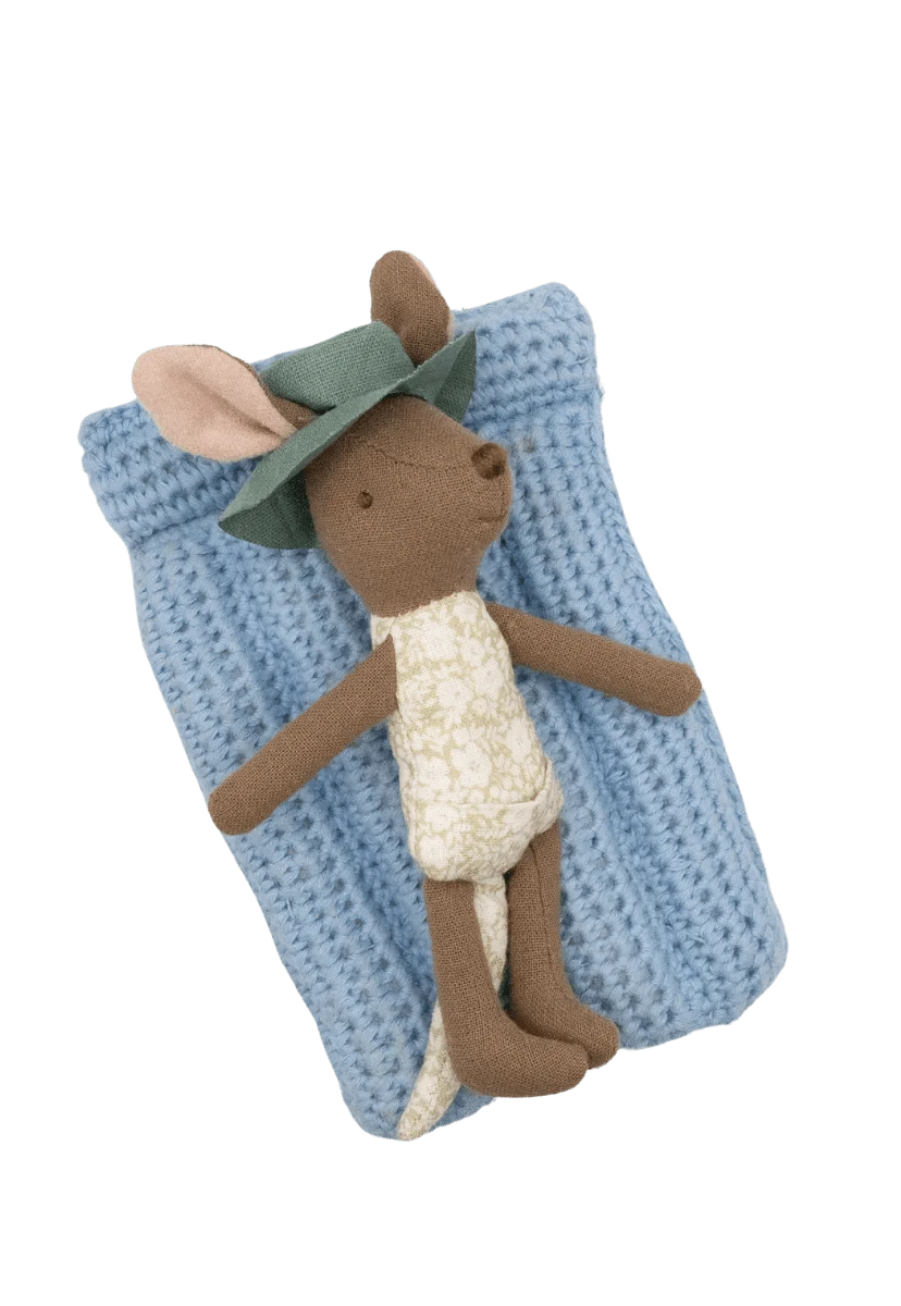 The T'ROO Blue Foatie | Kangaroo Doll Accessory Rugabub Lil Tulips