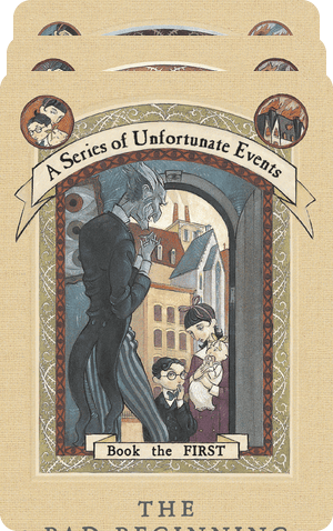 The Trouble Begins: A Collection of Unfortunate Events - 3 Audiobook Cards Yoto Lil Tulips