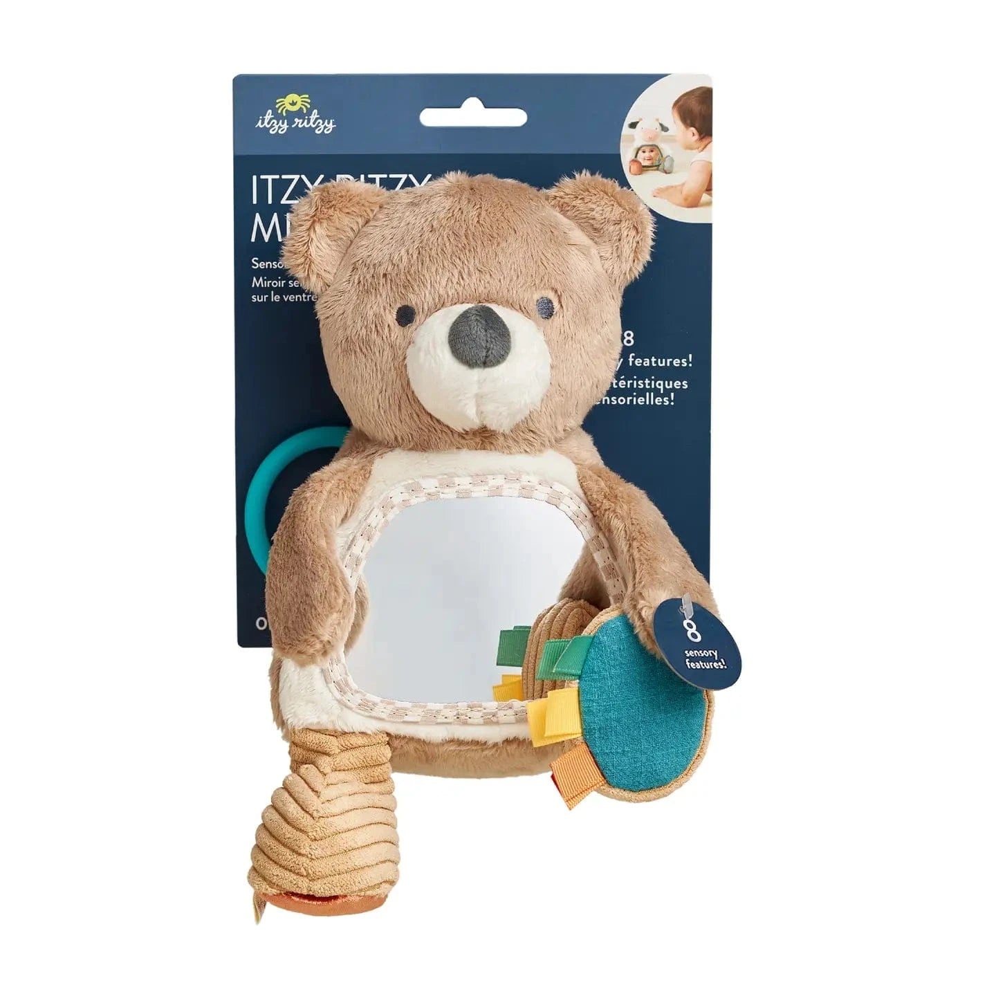 Theo the Bear - Itzy Bitzy Mirror™ Itzy Ritzy Lil Tulips