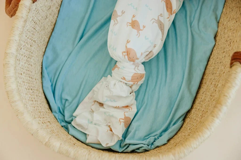 Tide Knit Swaddle Blanket Copper Pearl Lil Tulips