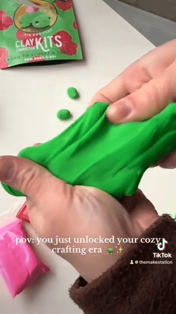 Tilly the Turtle Air Dry Clay Kit The Make Station Lil Tulips