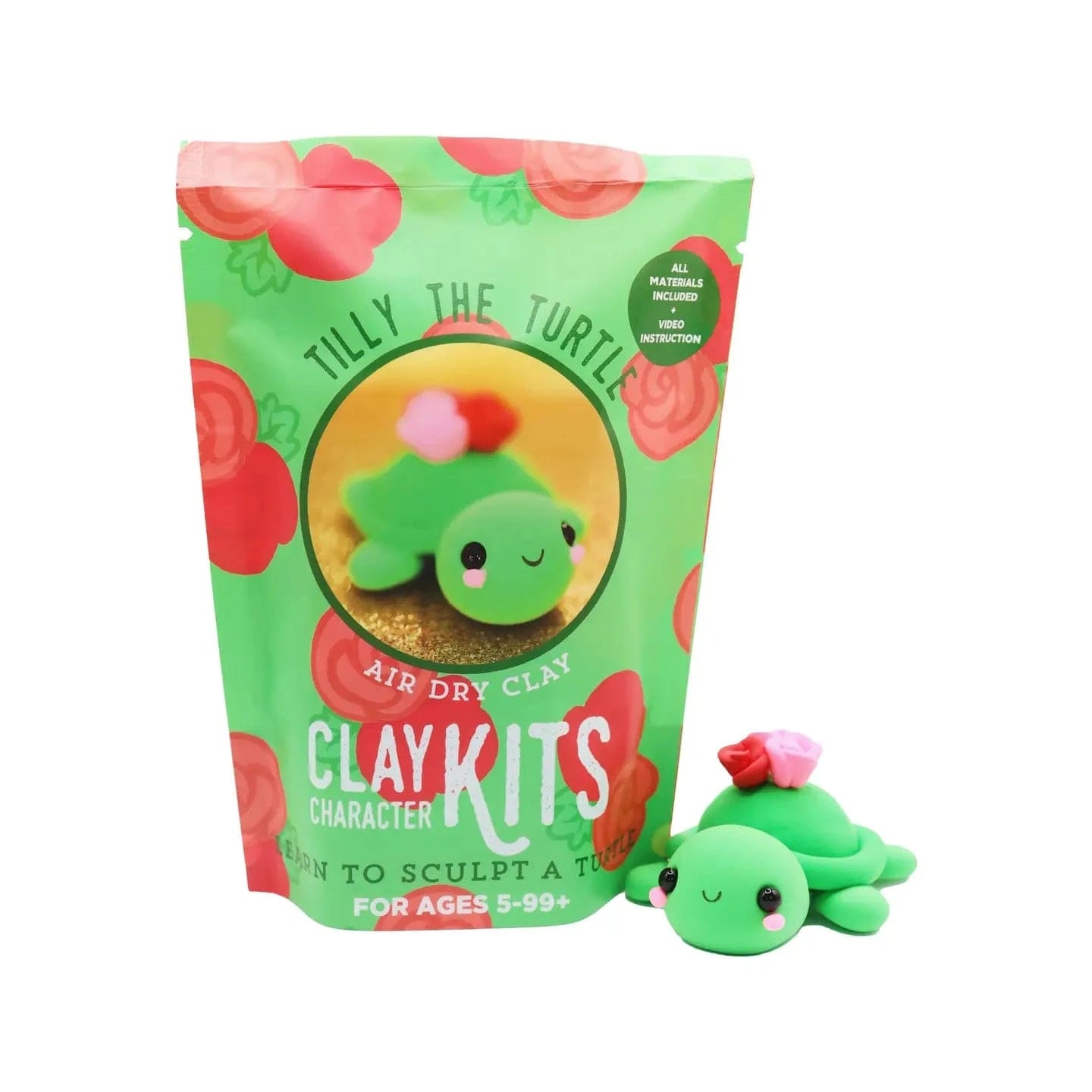 Tilly the Turtle Air Dry Clay Kit The Make Station Lil Tulips