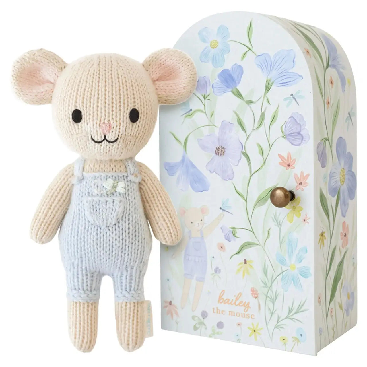 Tiny Bailey the Mouse in Box cuddle+kind Lil Tulips