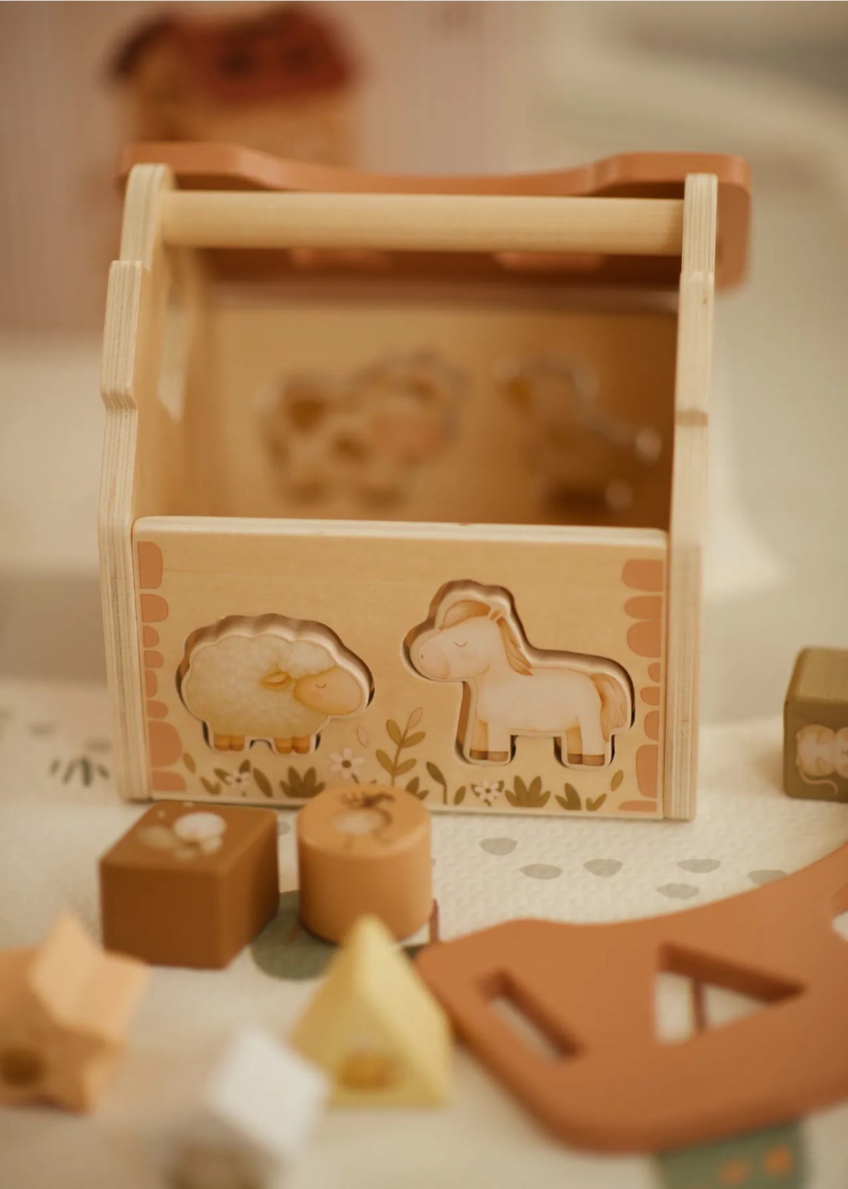 Tiny Barn - Educational Puzzle Mrs. Ertha Lil Tulips