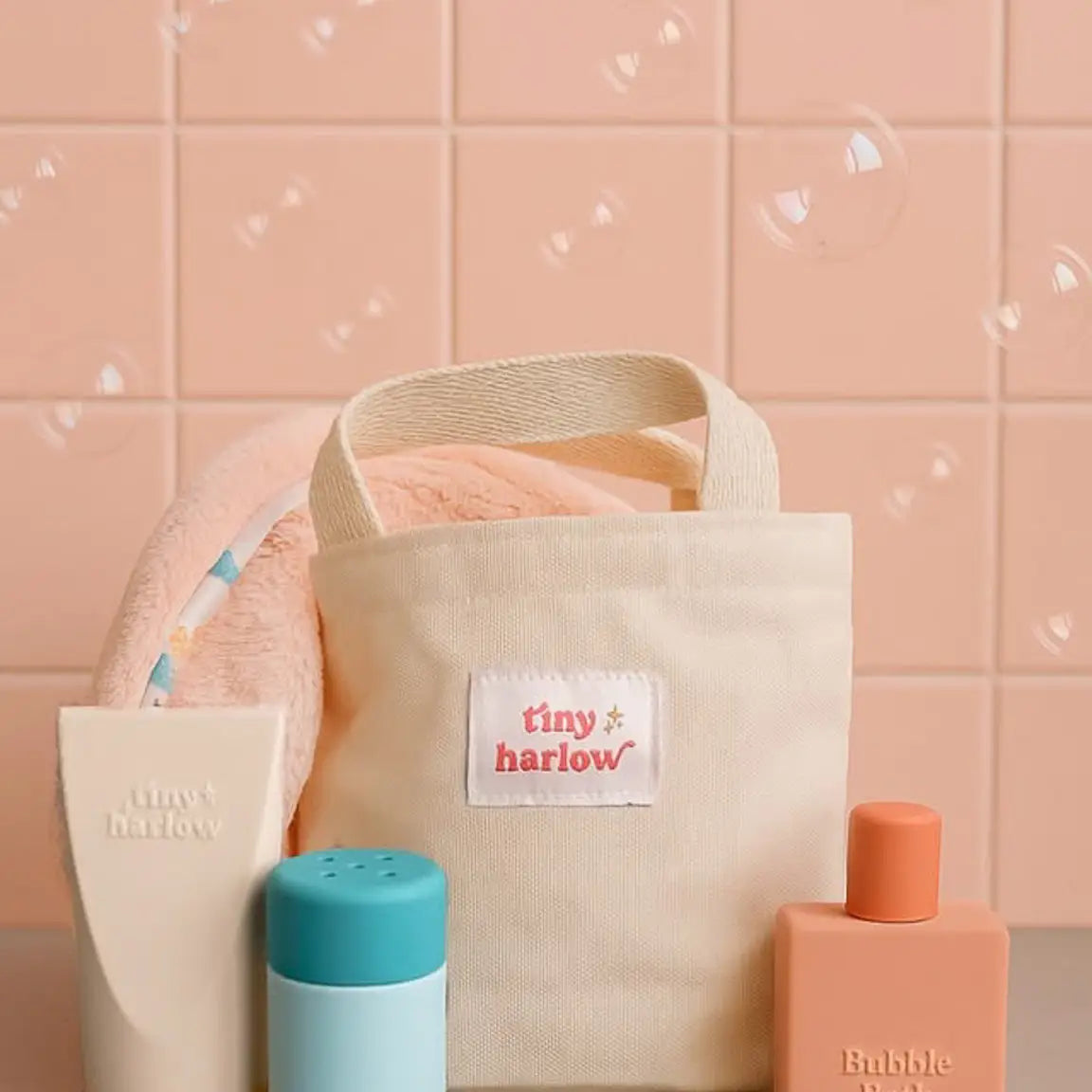 Tiny Bath Time Set for Dolls Tiny Harlow Lil Tulips