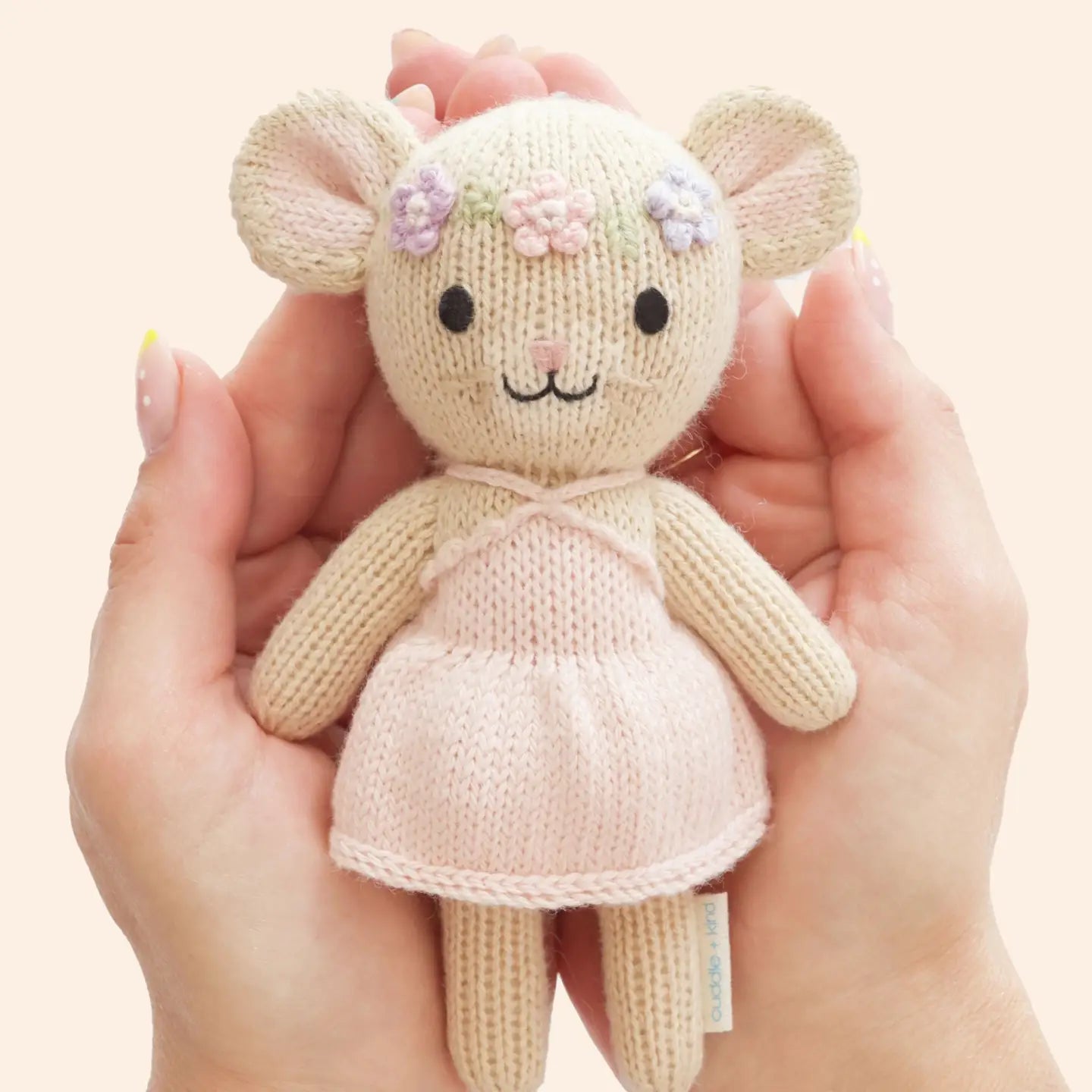 Tiny Emma the Mouse in Box cuddle+kind Lil Tulips