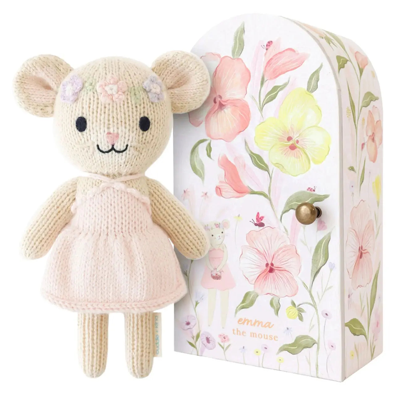 Tiny Emma the Mouse in Box cuddle+kind Lil Tulips